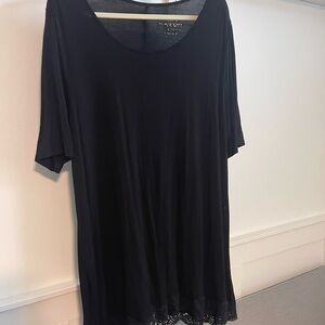 Torrid Black Super Soft Tunic, 2x